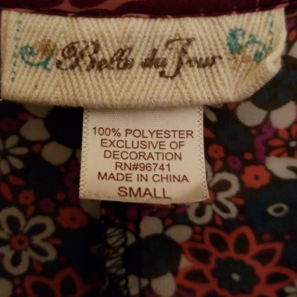 Belle du Jour Women's V-neck Kimono - Picture 3 of 3